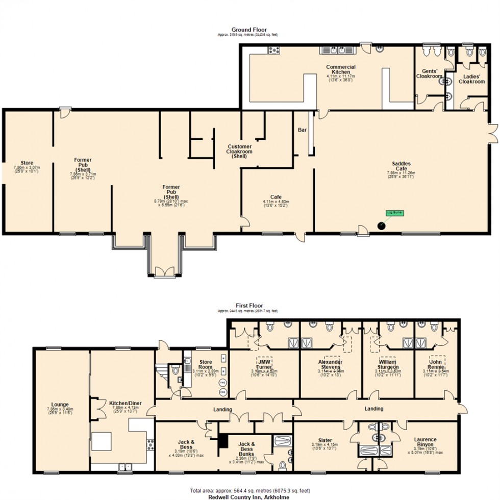 Floorplan for Red Well Country Inn