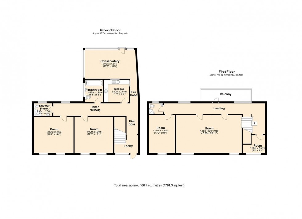 Floorplan for 30a Main Street, Bentham
