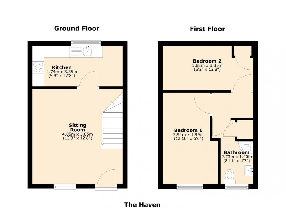 Floorplan for The Haven, Ingleton