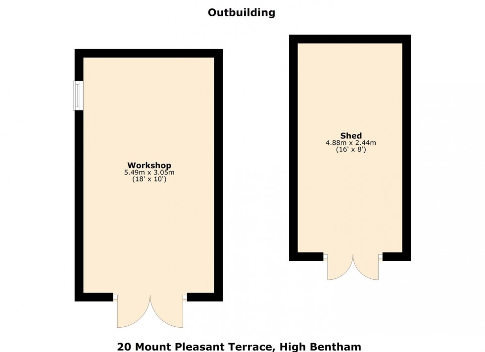 Floorplan for 20 Mount Pleasant Terrace, Bentham