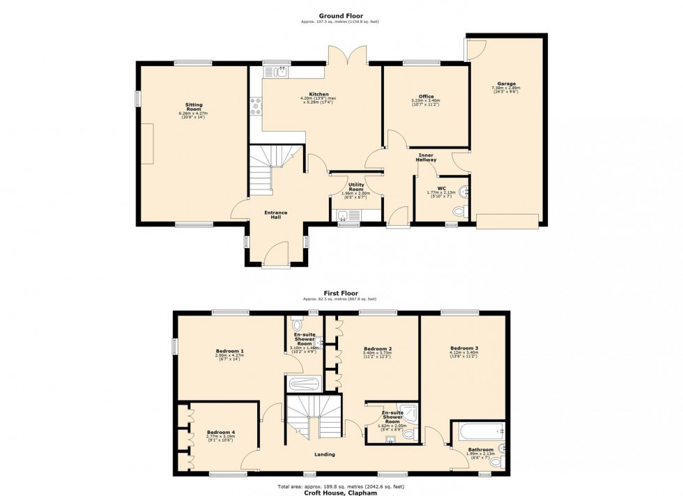 Floorplan for Cross Haw Lane, Clapham