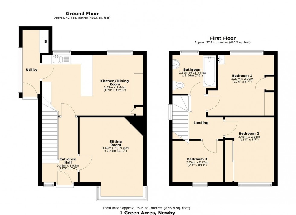 Floorplan for Newby, Clapham