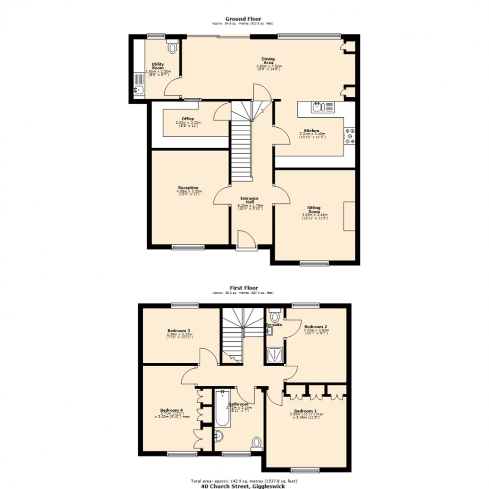 Floorplan for Church Street, Giggleswick, Settle