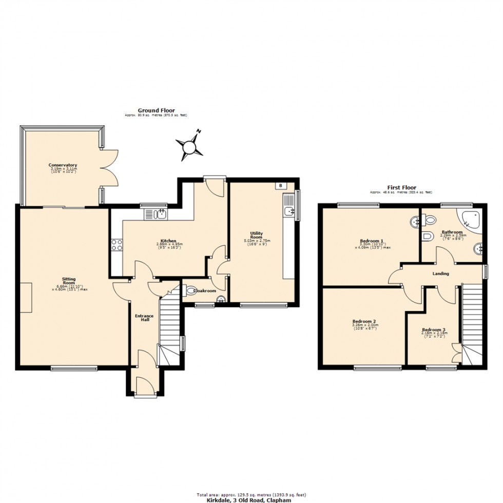 Floorplan for Kirkdale, Clapham
