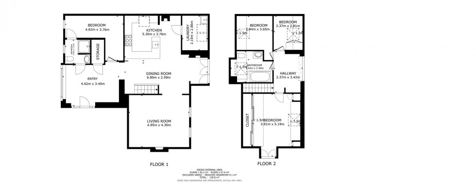Floorplan for 2 Higher Stockbridge Barn, Tatham