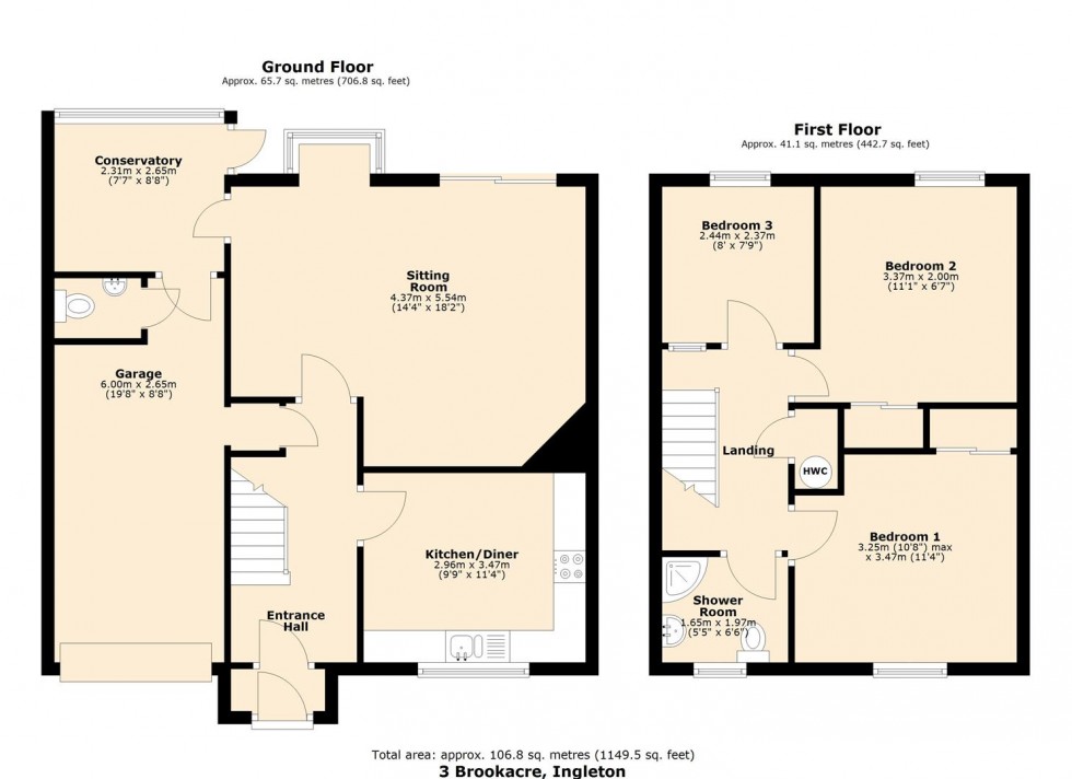 Floorplan for Carnforth