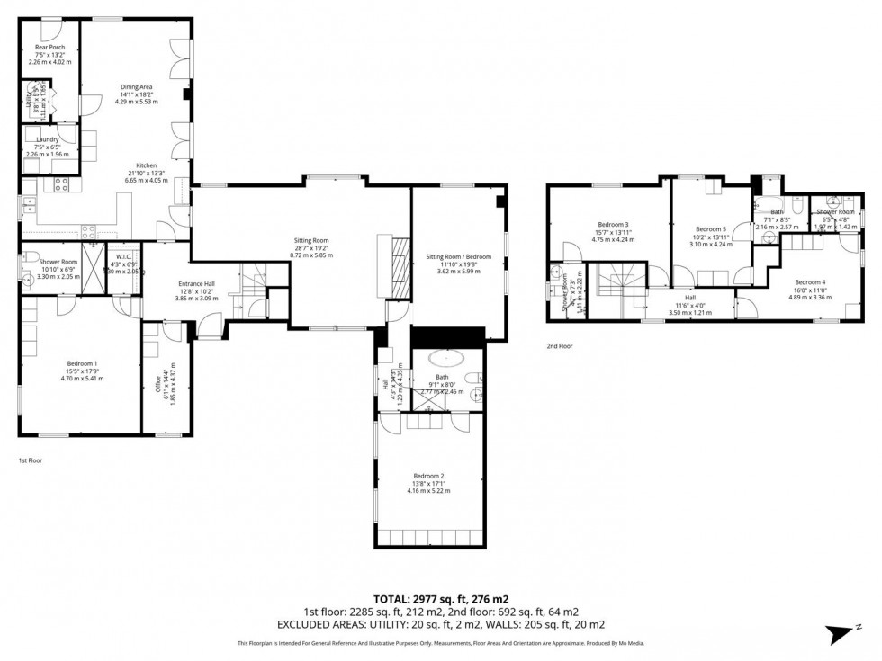 Floorplan for Bridge House Barn, Austwick, Lancaster