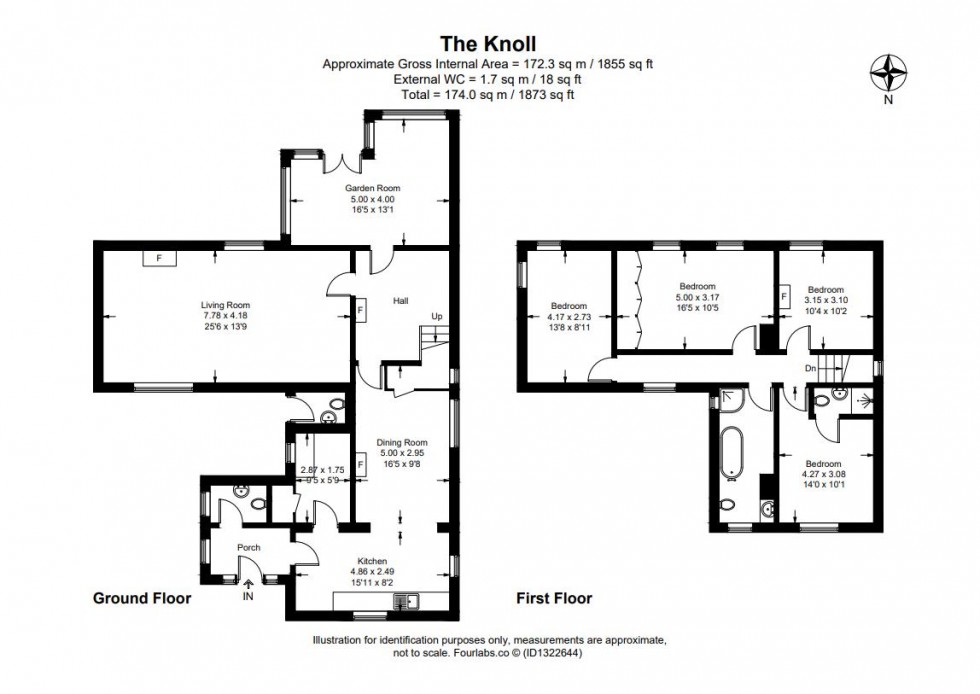 Floorplan for The Knoll, Horton In Ribblesdale